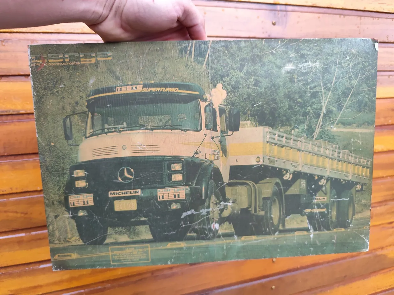 Quadro antigo Caminhão Mercedes Benz