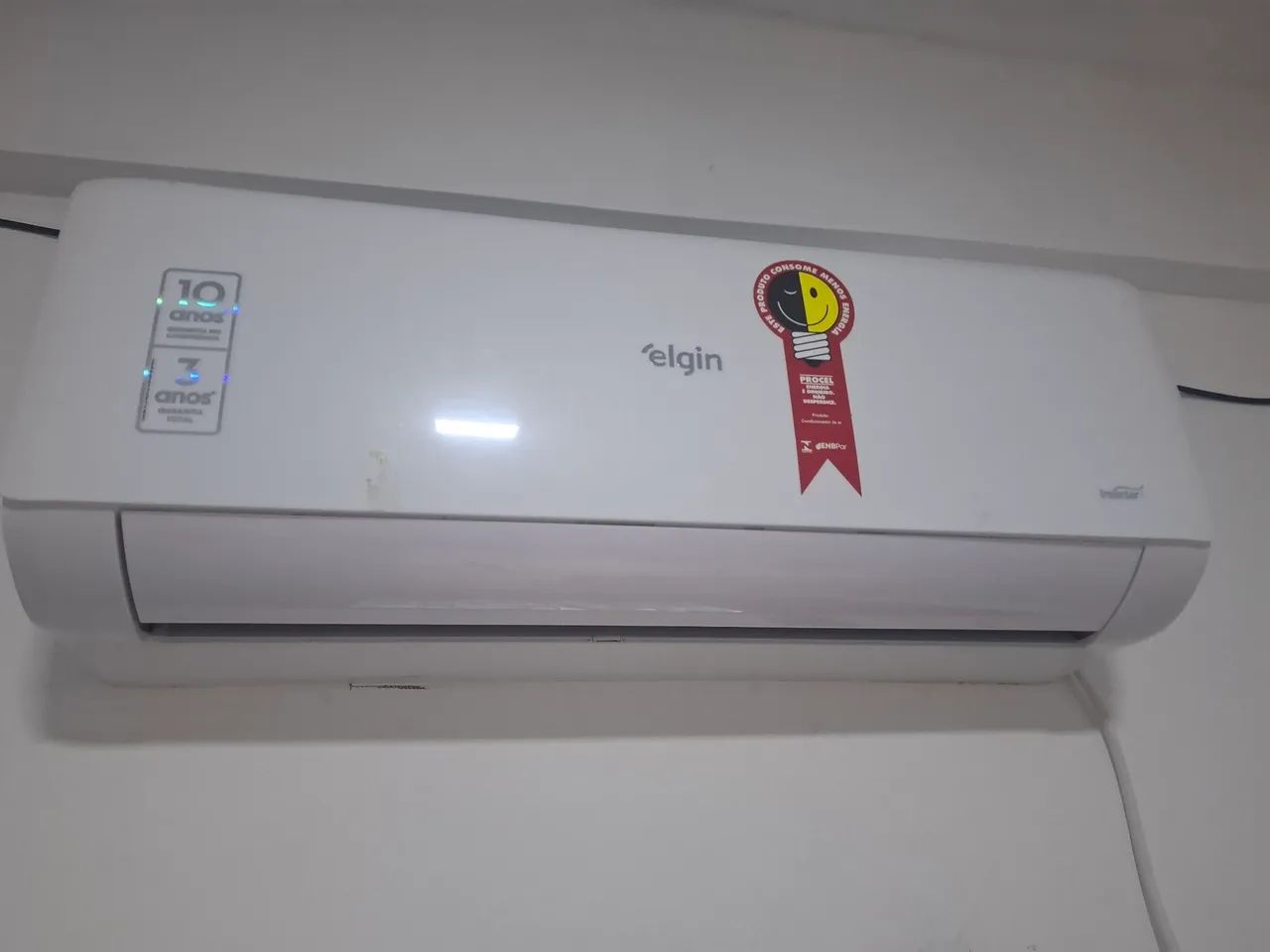 Ar Condicionado Elgin Split Hi Wall 9000btus Eco II - Foto 2