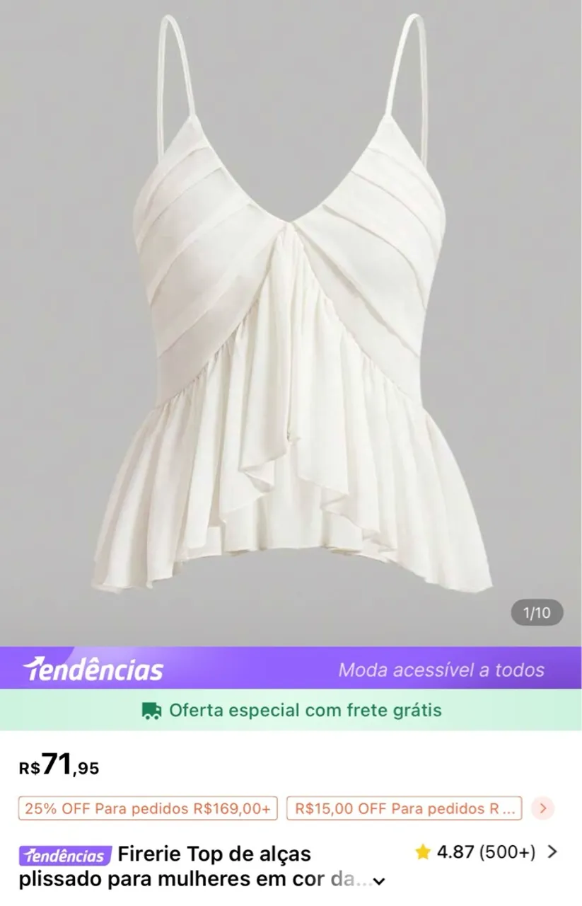 CROPPED SHEIN NOVO