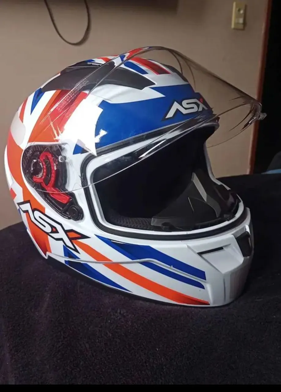 Capacete de Moto ASX modelo Union Jack
