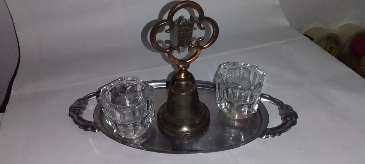 Sineta de mesa de sacristia 15 cm  - Foto 2