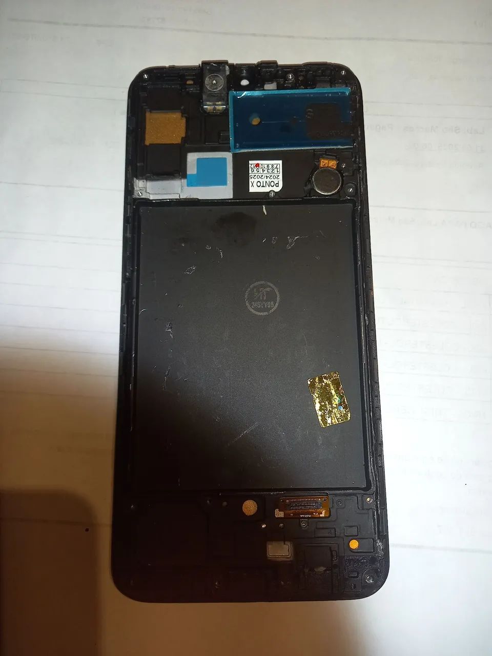 Tela display com aro e película do sansung a30s - Foto 2