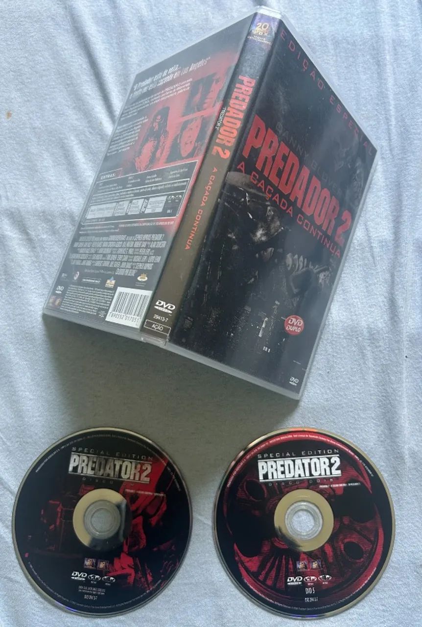 DVD DO FILME PREDADOR 2 - A CAÇADA CONTINUA - Foto 5