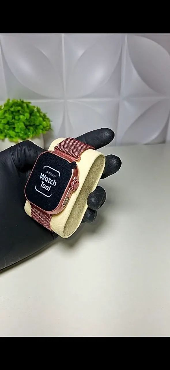 Smartwatch de luxo pra quem busca exclusividade elegacia - Rosê