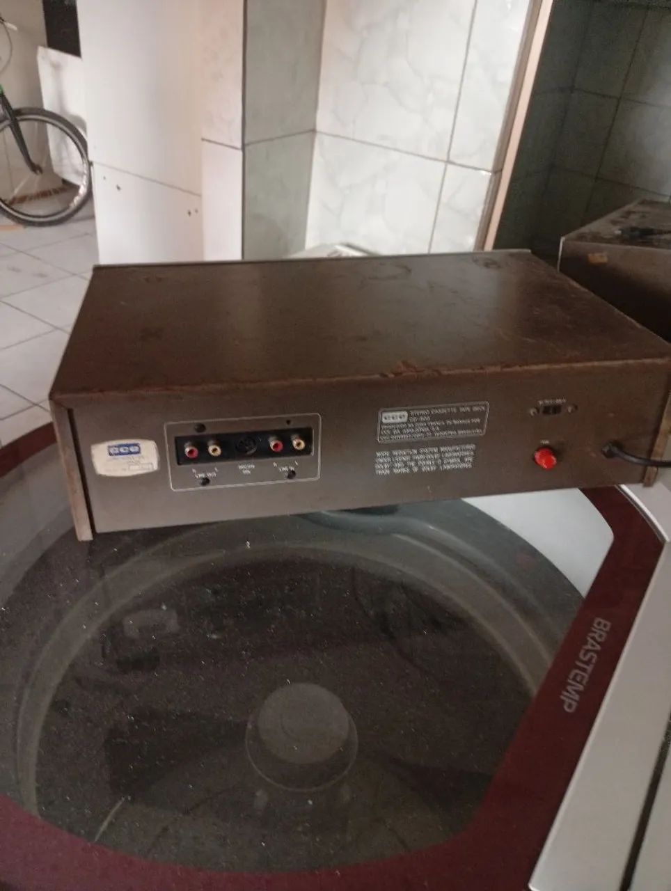 Tape deck cce CD 500 ligando com as funções mais não testado - Foto 3