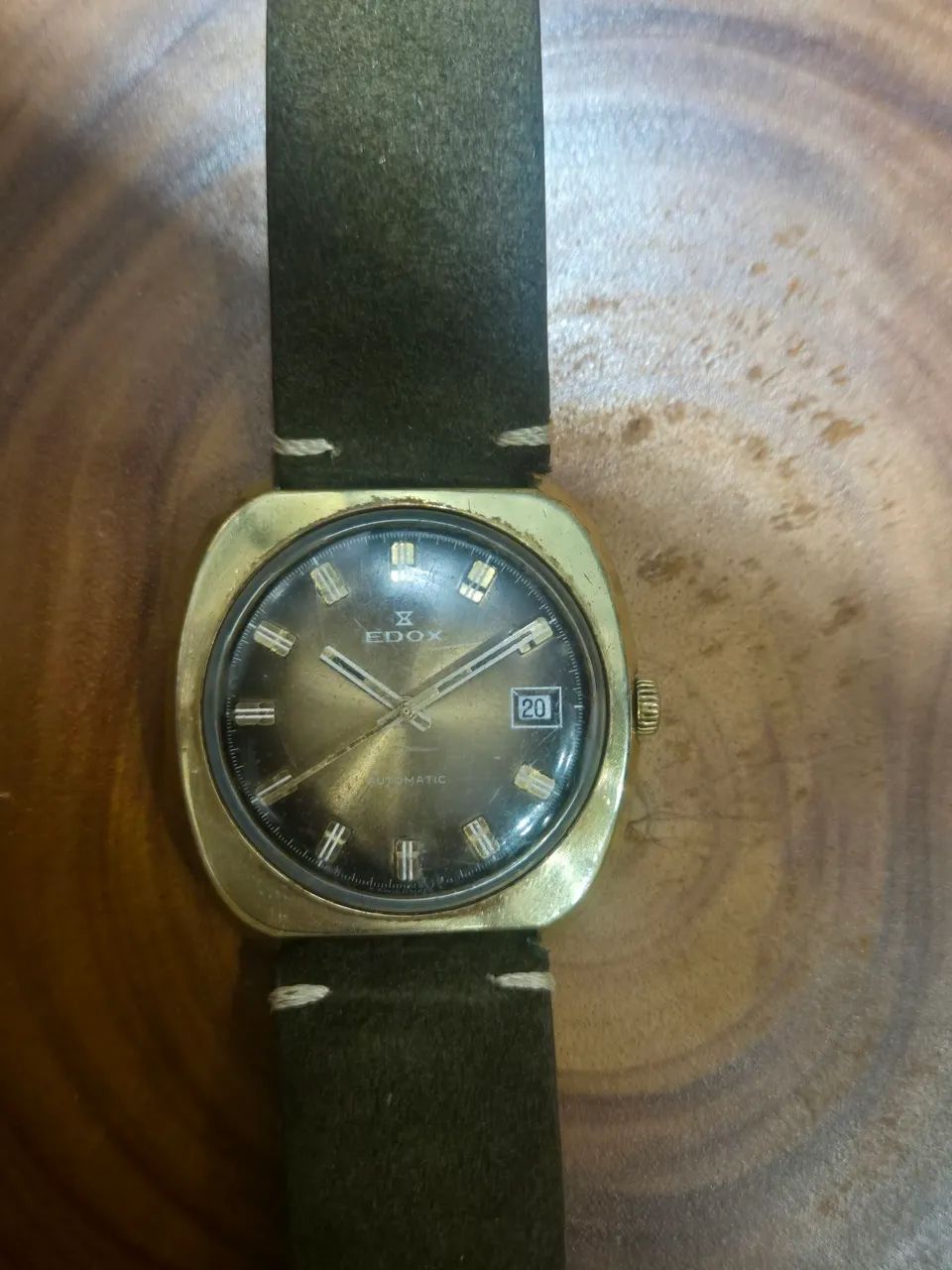 Relogio EDOX raro vintage automático 
