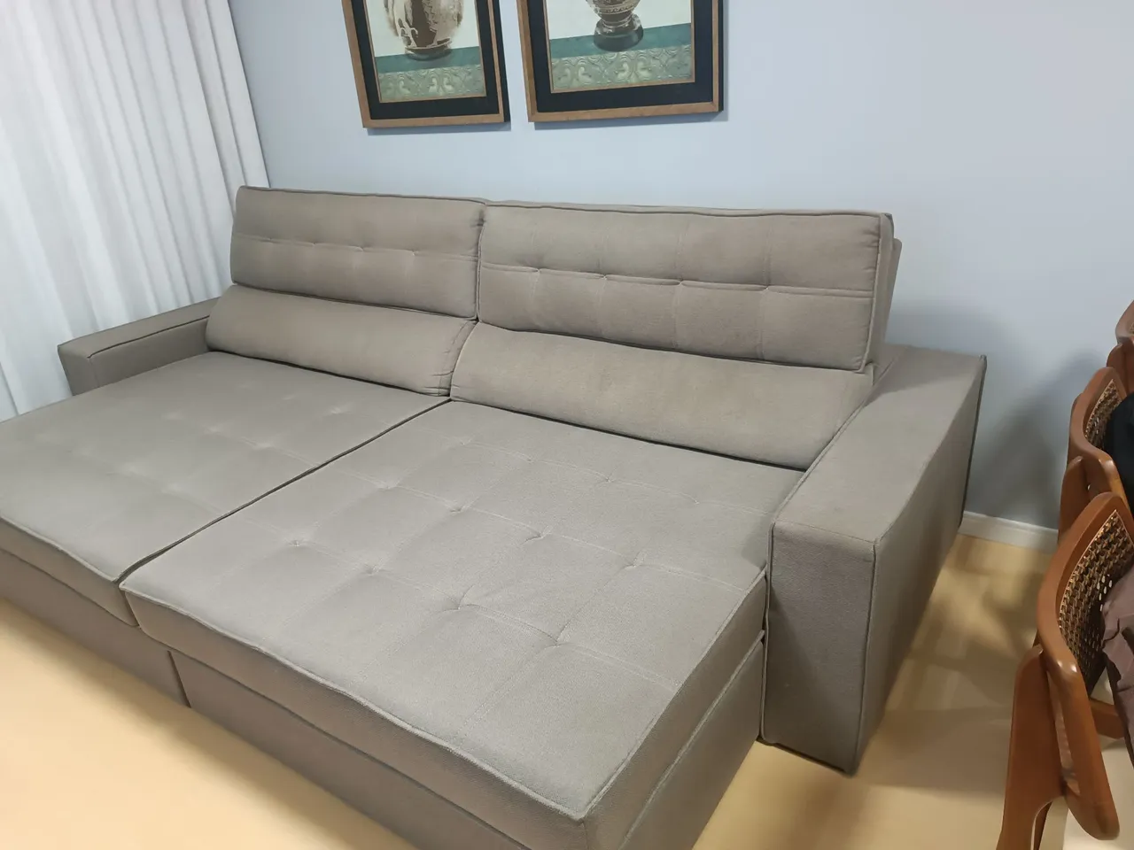 Sofá retrátil e retrátil 2 lugares