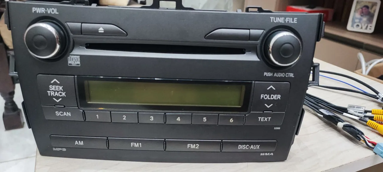 Central Multimídia Toyota - Corolla 2006 a 2010. E Hilux 2016 a 2020.