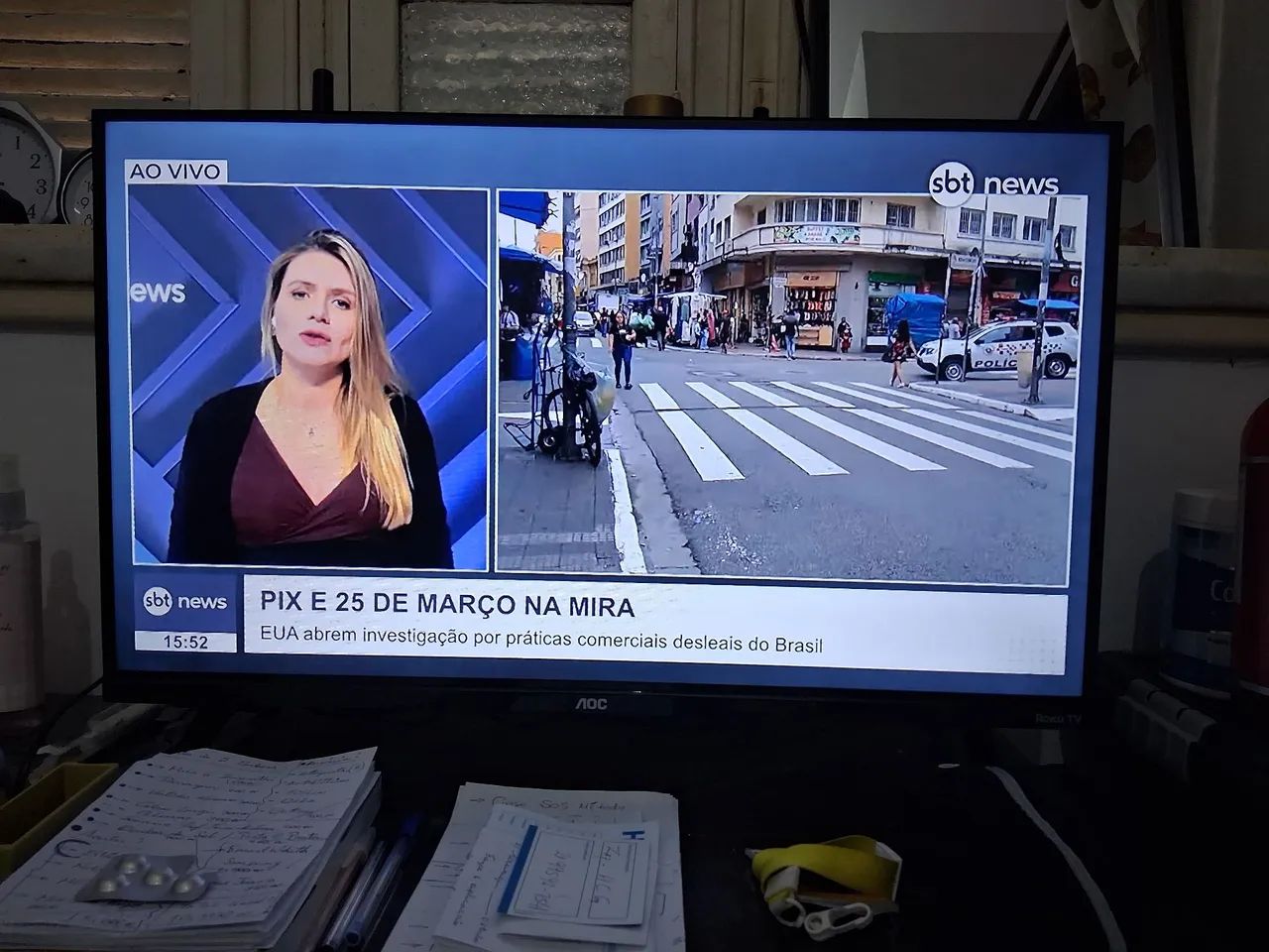 TV AOC Full HD - Com Garantia de 10 meses