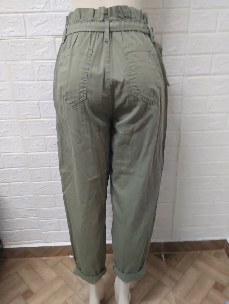 Calça estilo Bag Verde - Foto 3