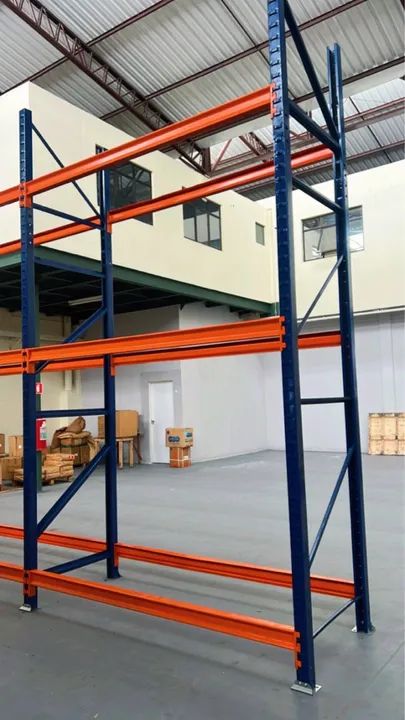 Industrial pallet rack storage structure63824579681411124