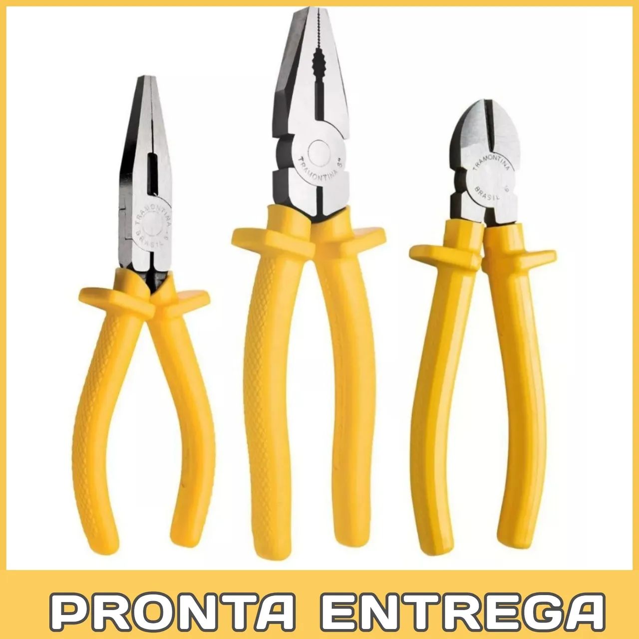 JOGO DE ALICATES TRAMONTINA 