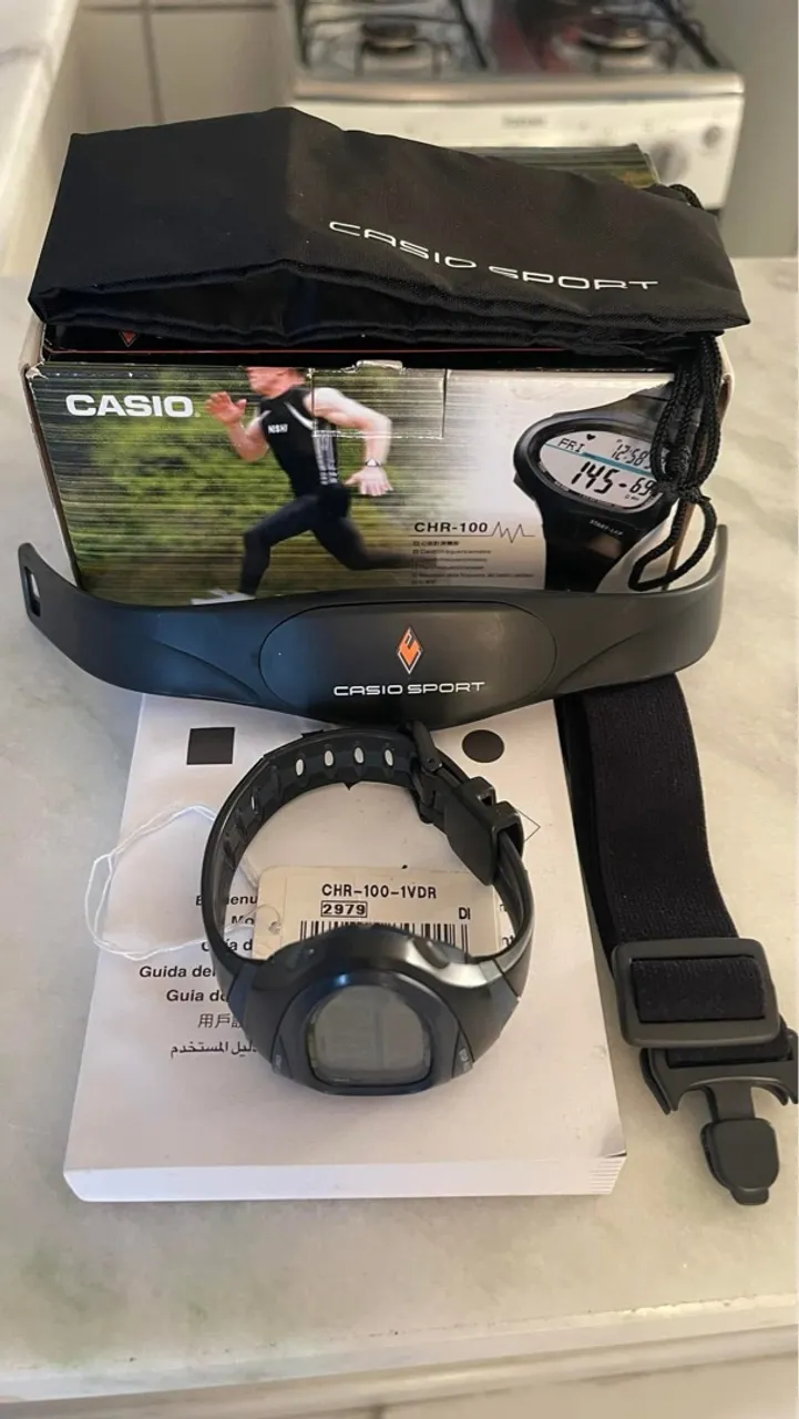 Relógio Casio Sport CHR-100 - Monitor Cardíaco