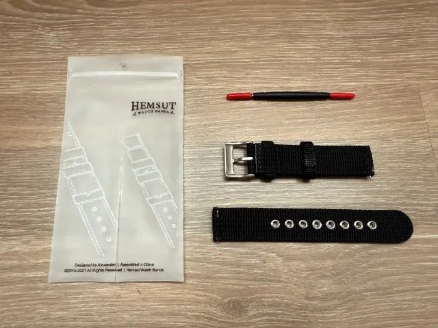 Pulseira Nylon Hemsut 20mm - Foto 2
