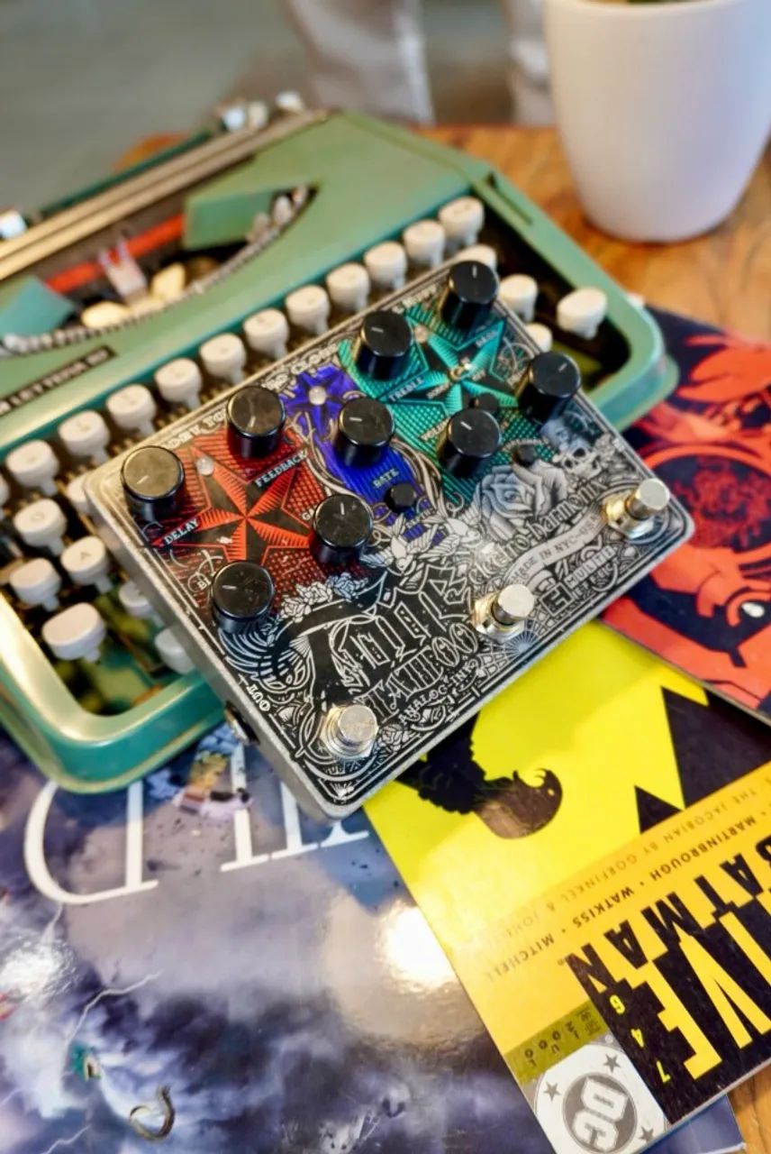 Pedal Tone Tattoo Analog Delay / Chorus / Distortion Multi-Effect  