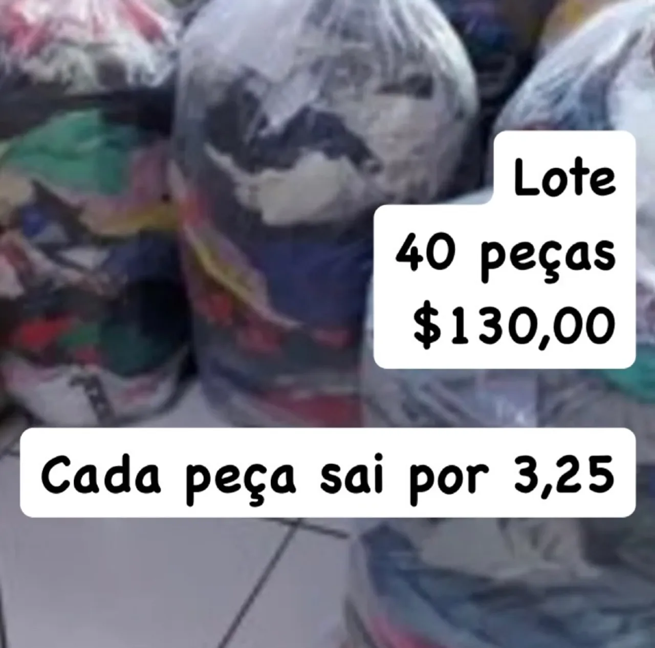 Lote de roupas com 40 peças boas