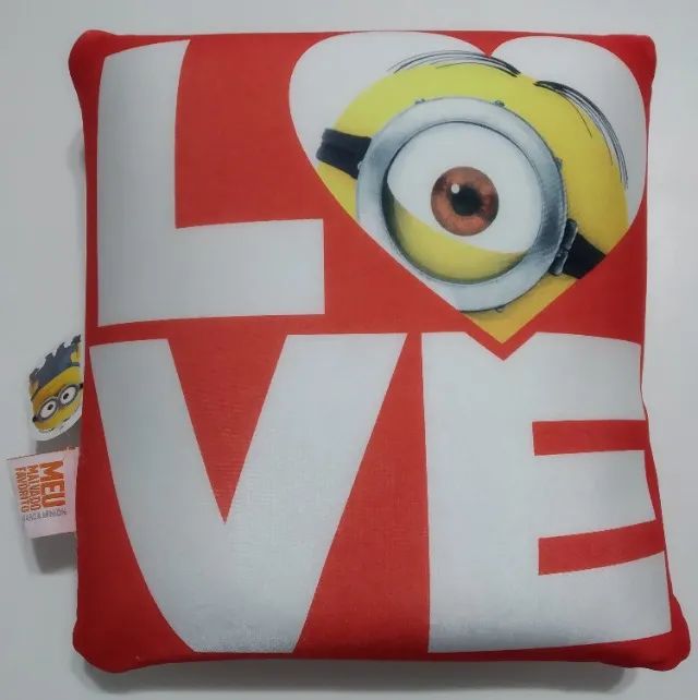 Almofada - Love - Minions - Meu Malvado Favorito   