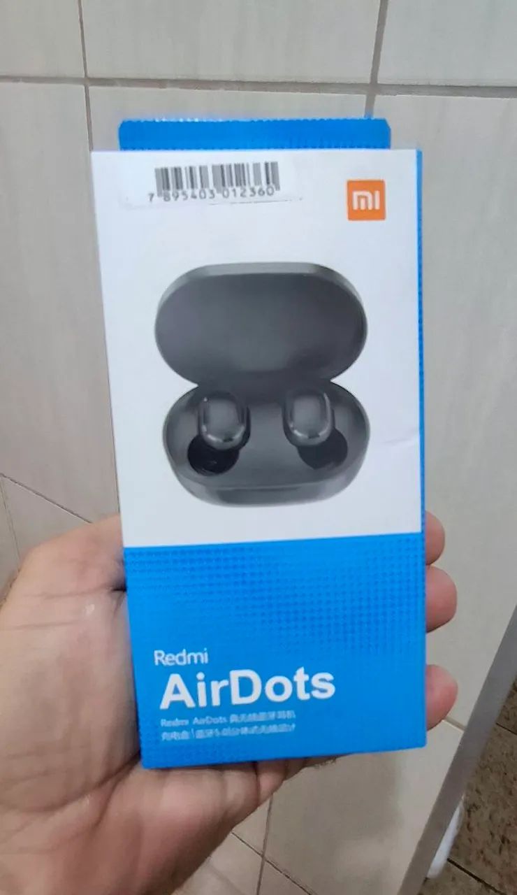 Fone de Ouvido Sem Fio Xiaomi Redmi AirDots Preto
