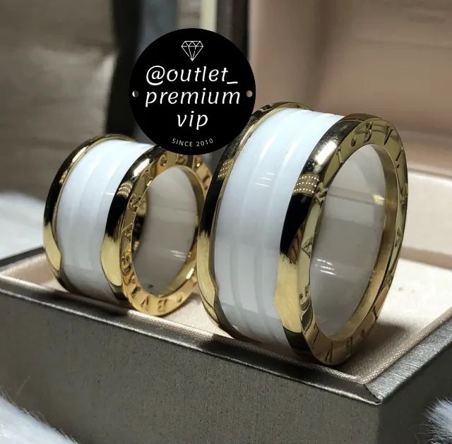 Aliança bvlgari dia dos namorados BZERO1 com caixa original bvlgari - Foto 3