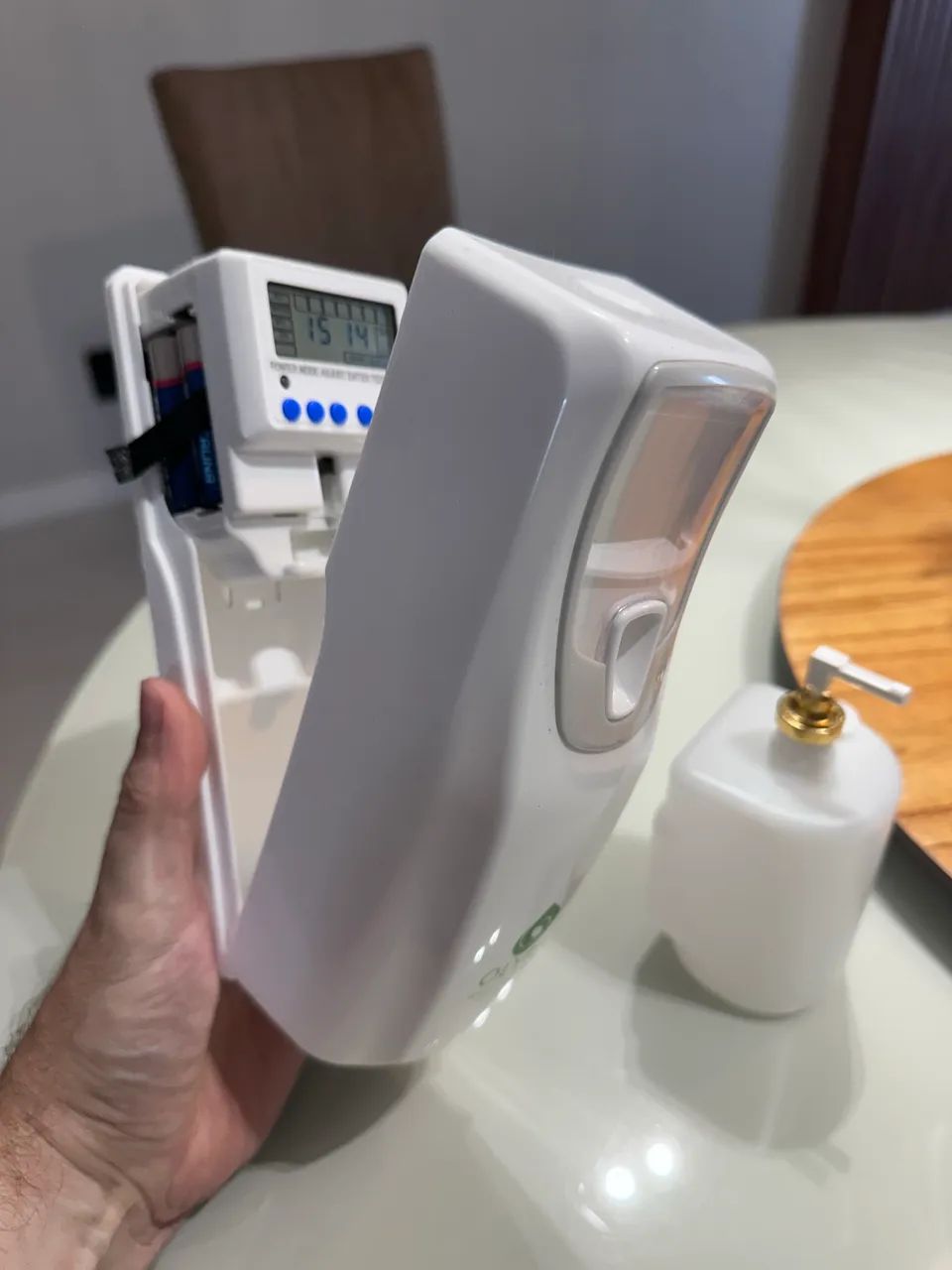 Máquina De Aromatização Digital Automática Líquido Tempo Cor Branco - Foto 2