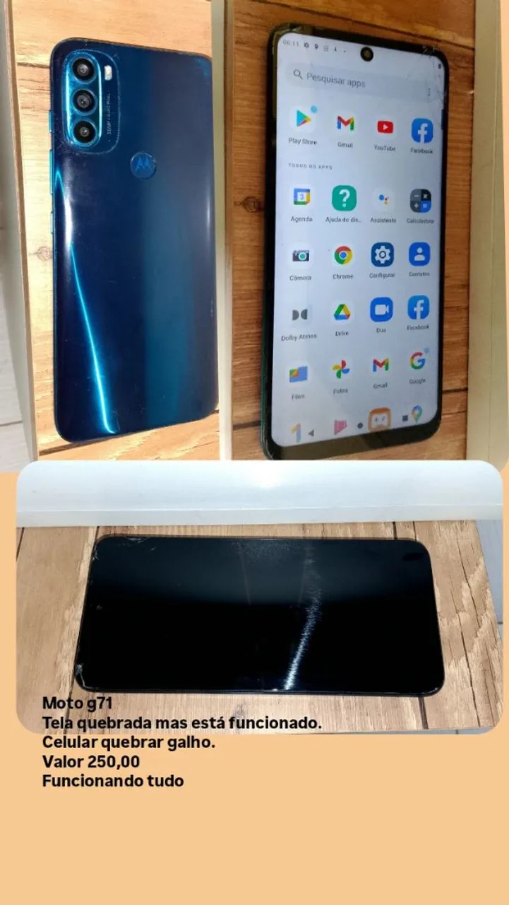 Celular moto g71