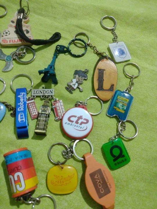 21 chaveiros variáveis usados - Foto 3