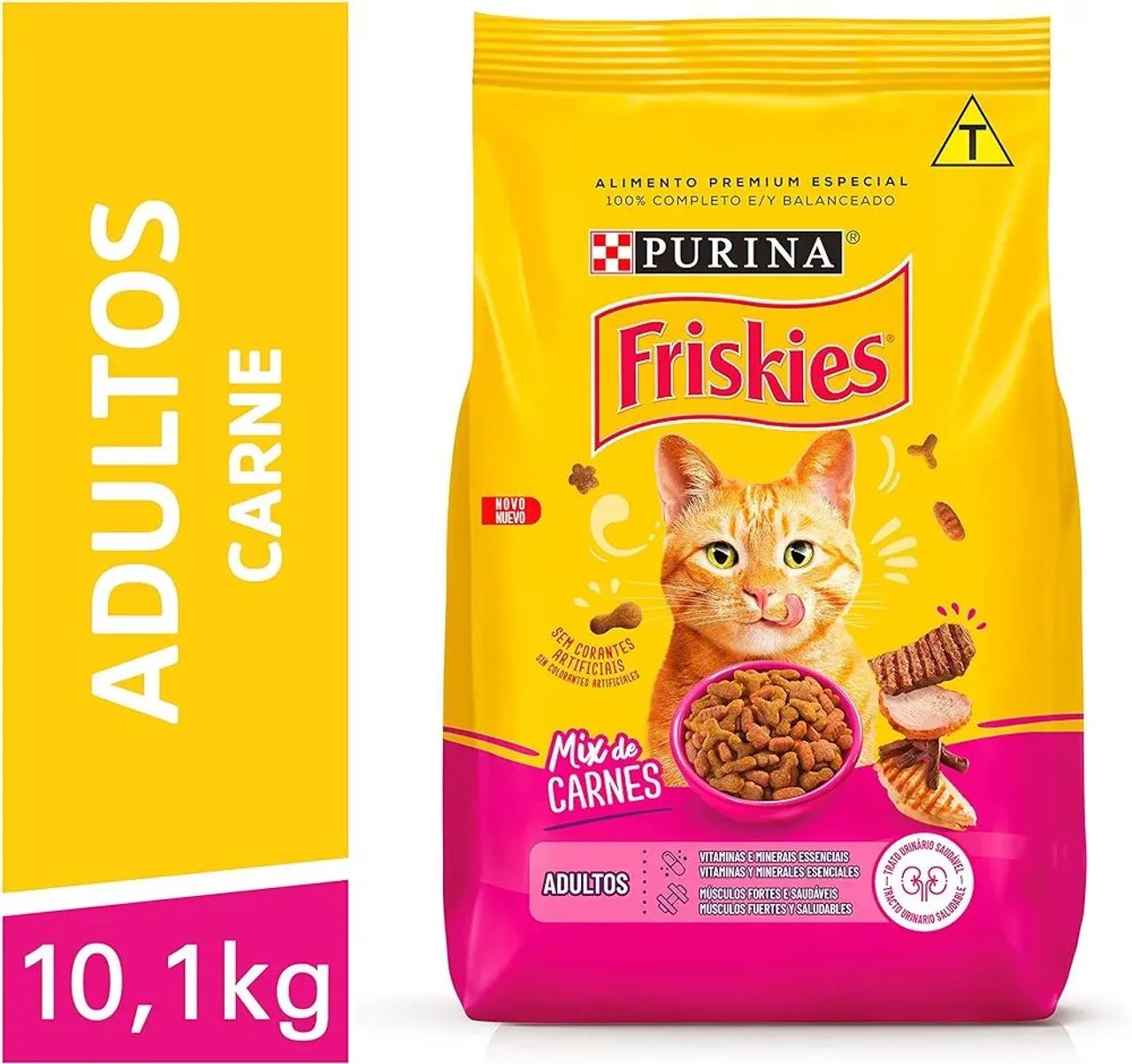 Ração Friskies Adulto Mix de Carne 10,1kg