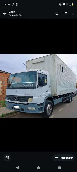 Caminhão Baú Mercedes Benz - Foto 2