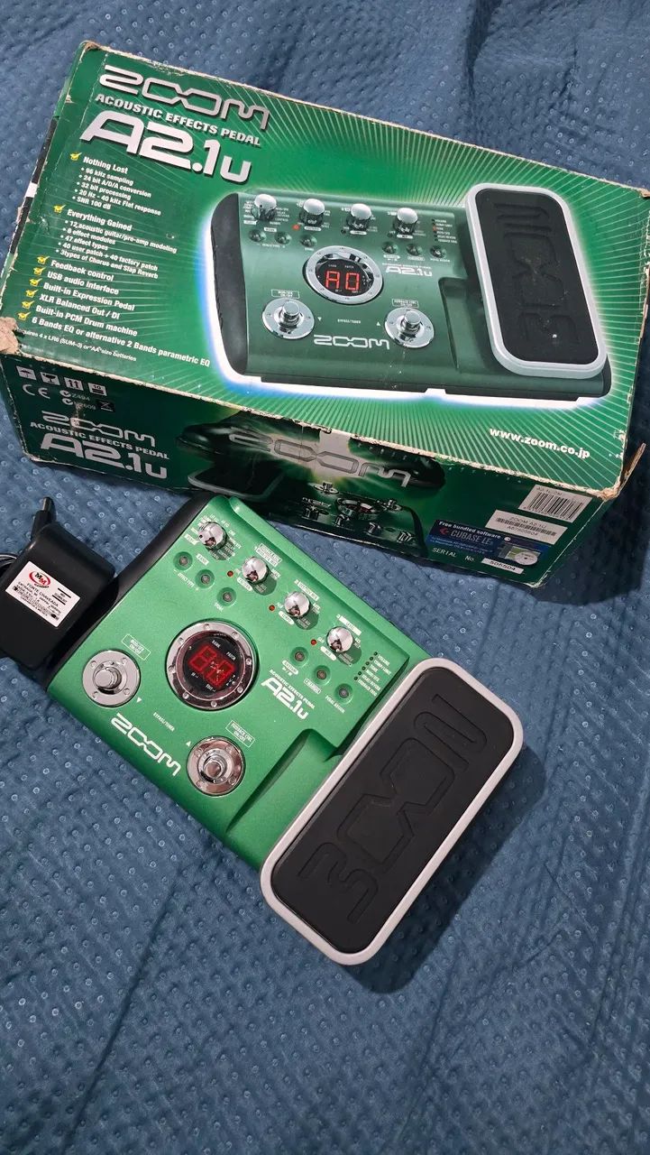 Zoom A2.1u - Pedaleira de Violão nova na caixa. Raridade