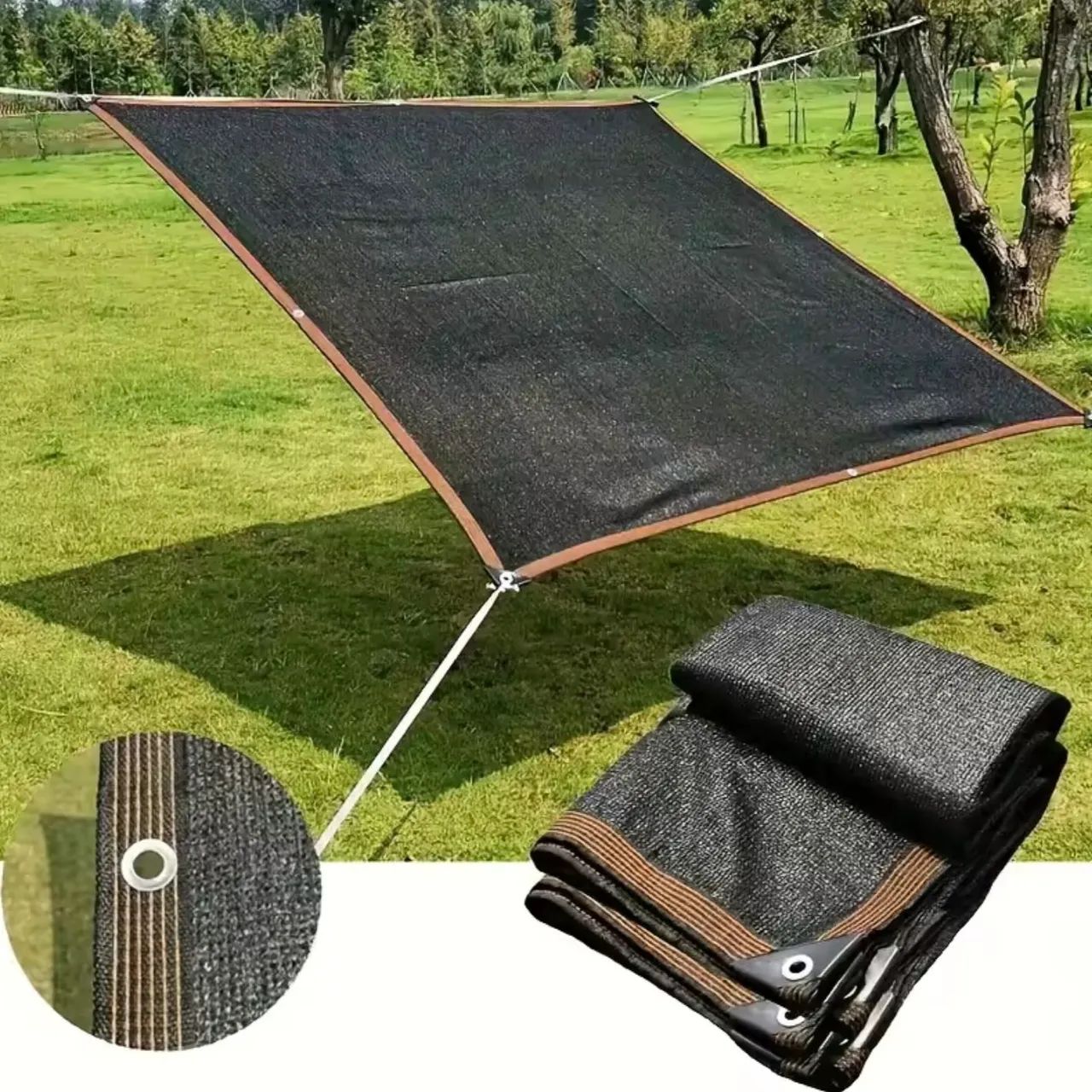 Rede de Sombra para Jardim - Proteção Solar e Ventilação