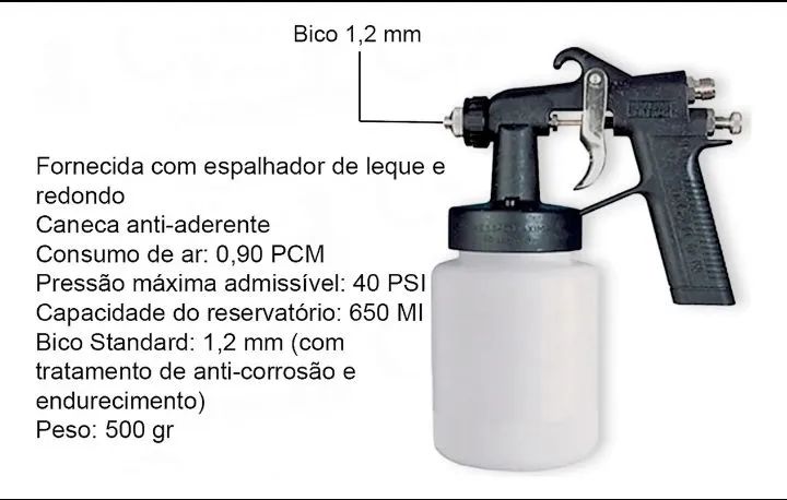 Pistola de tinta modelo 90 - Foto 3