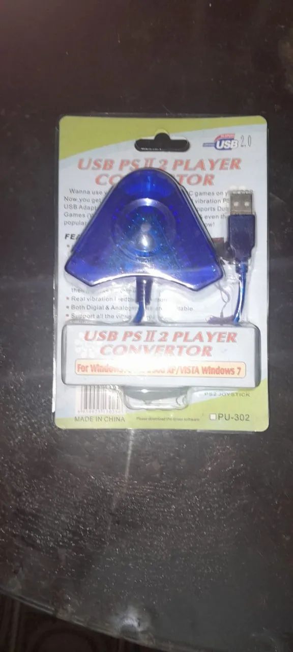 Adaptador para funcionar controles de Playstation one no computador (PC)