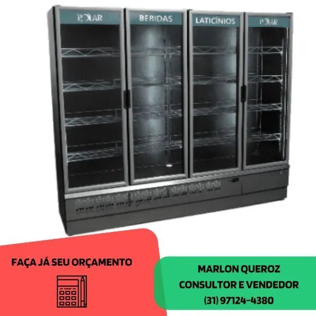 Refrigerador Expositor 4 Portas Polar 220v Novo