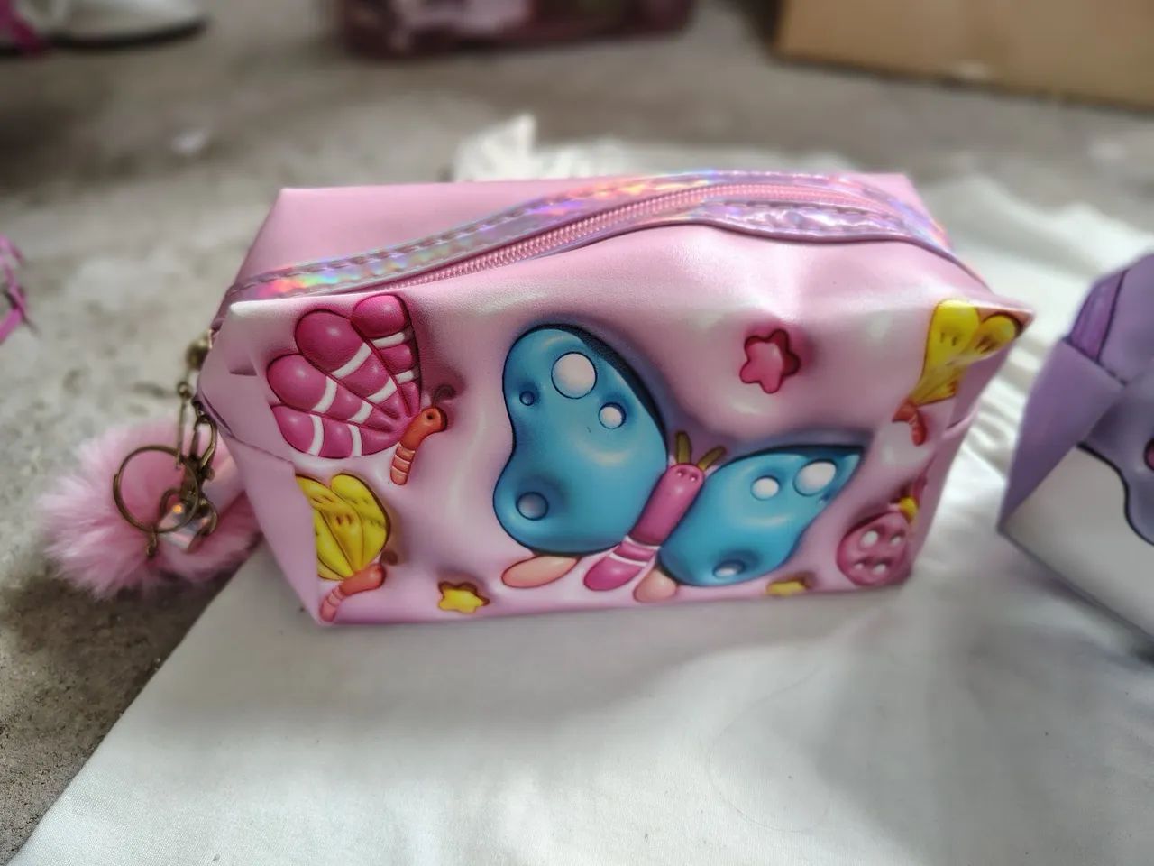 Necessaire - Borboleta e Flores - Foto 3