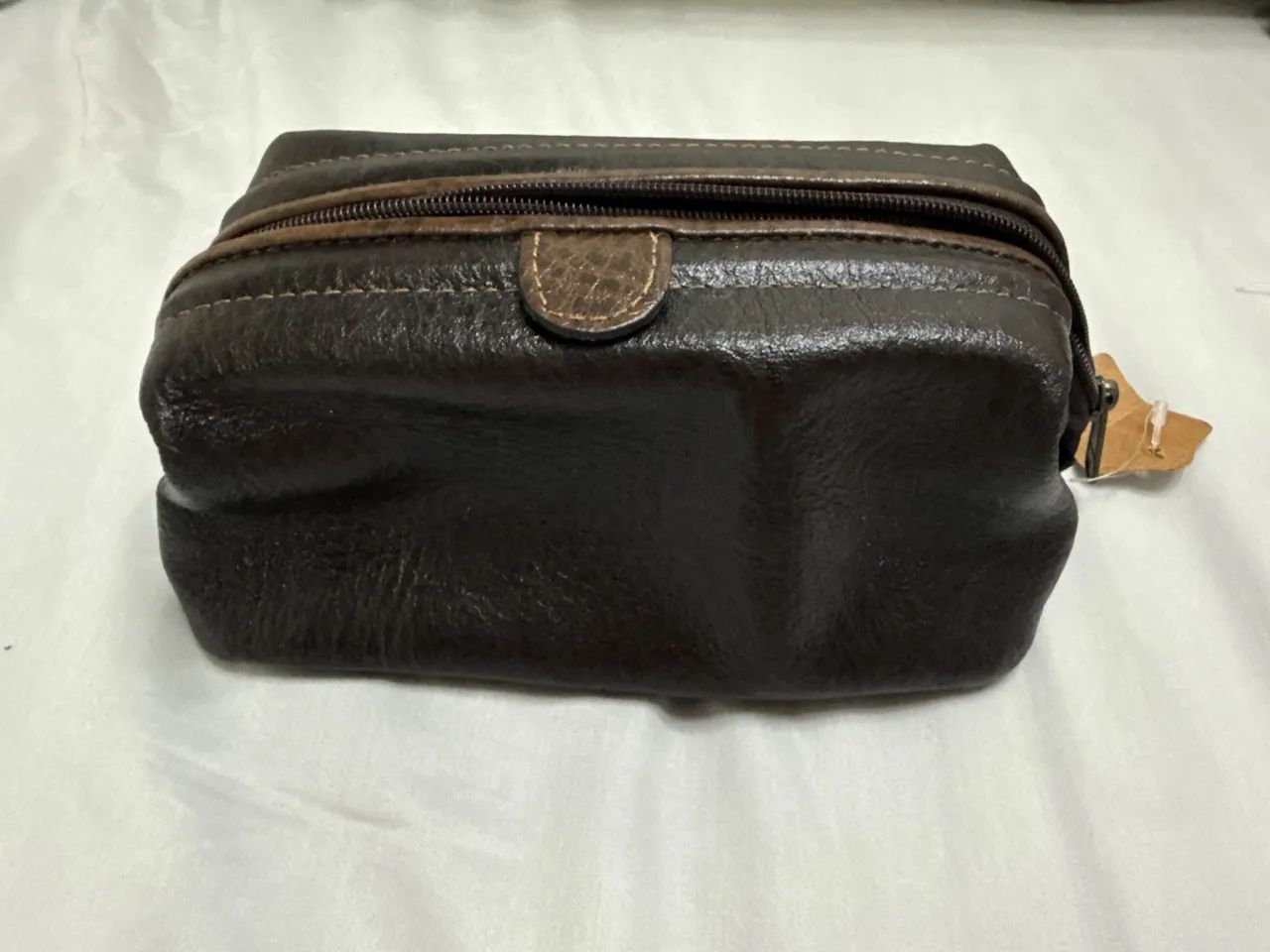 Necessaire 100% Couro Legitimo