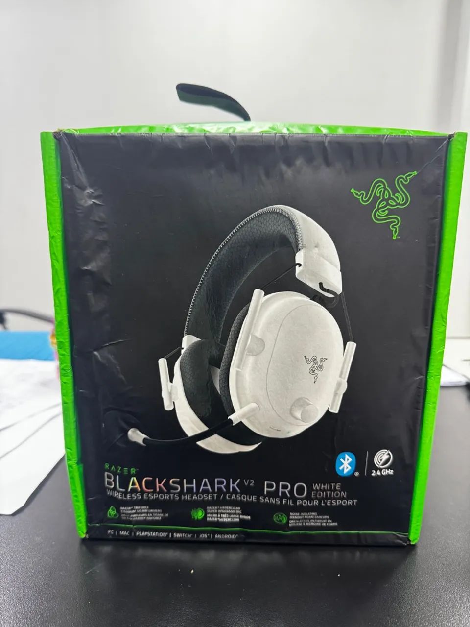 Fone de Ouvido Gamer Razer BlackShark V2 Pro Wireless Branco - Edição 2023