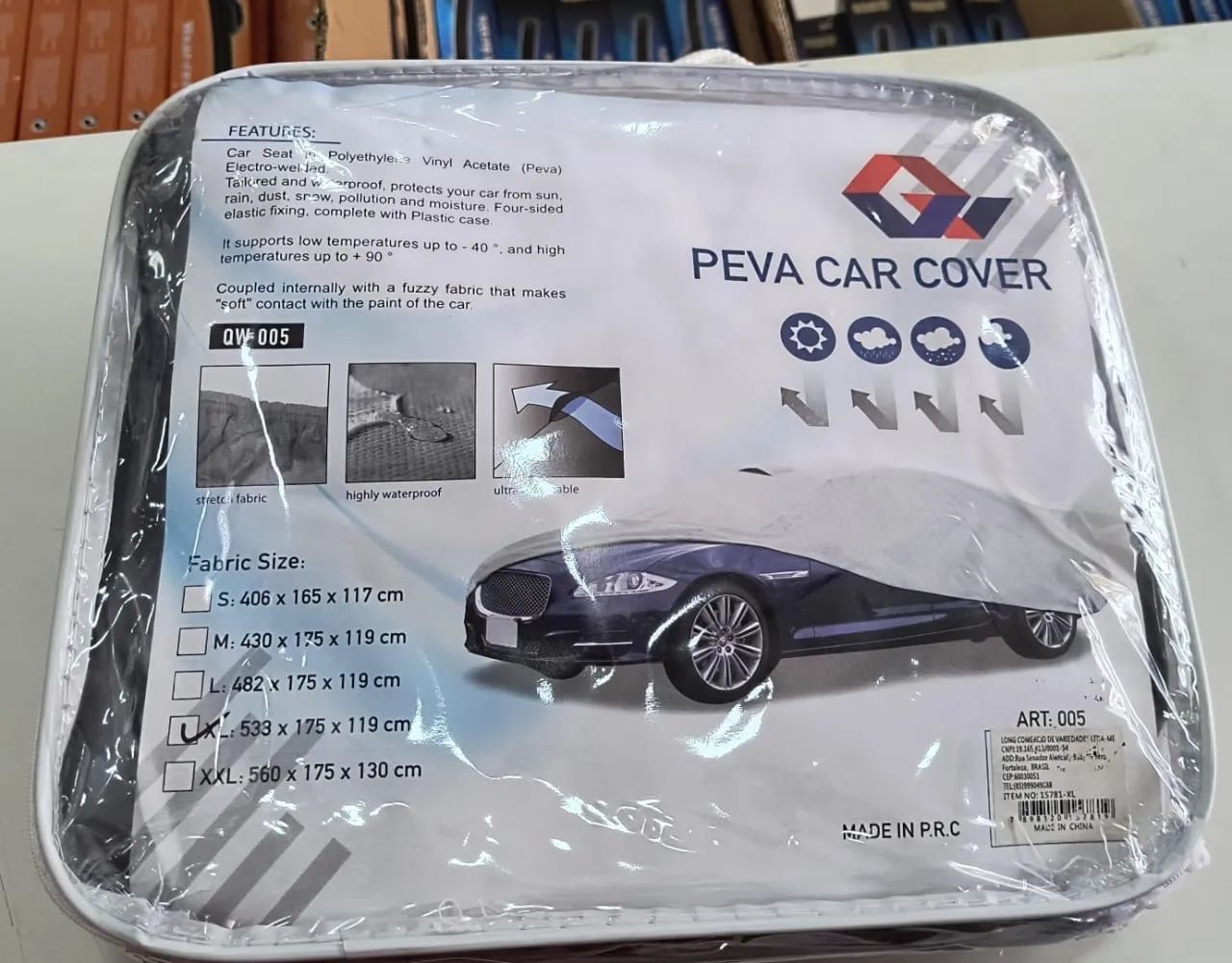 Capa para Carro PEVA - Proteção Total