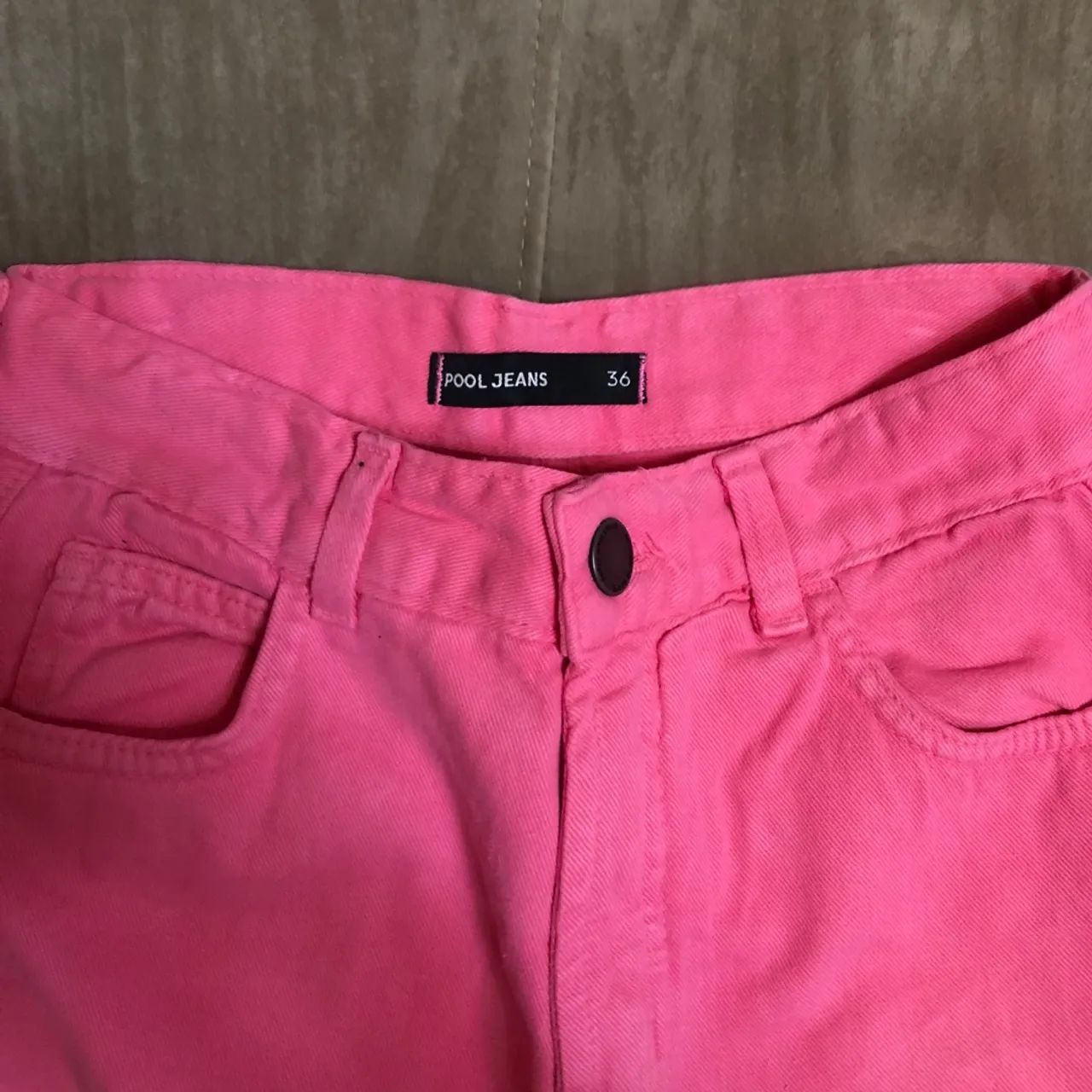 Calça jeans cor de rosa - 36