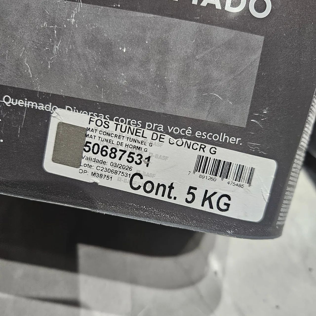 Cimento Queimado Túnel Concreto 1/2 lata - Foto 5