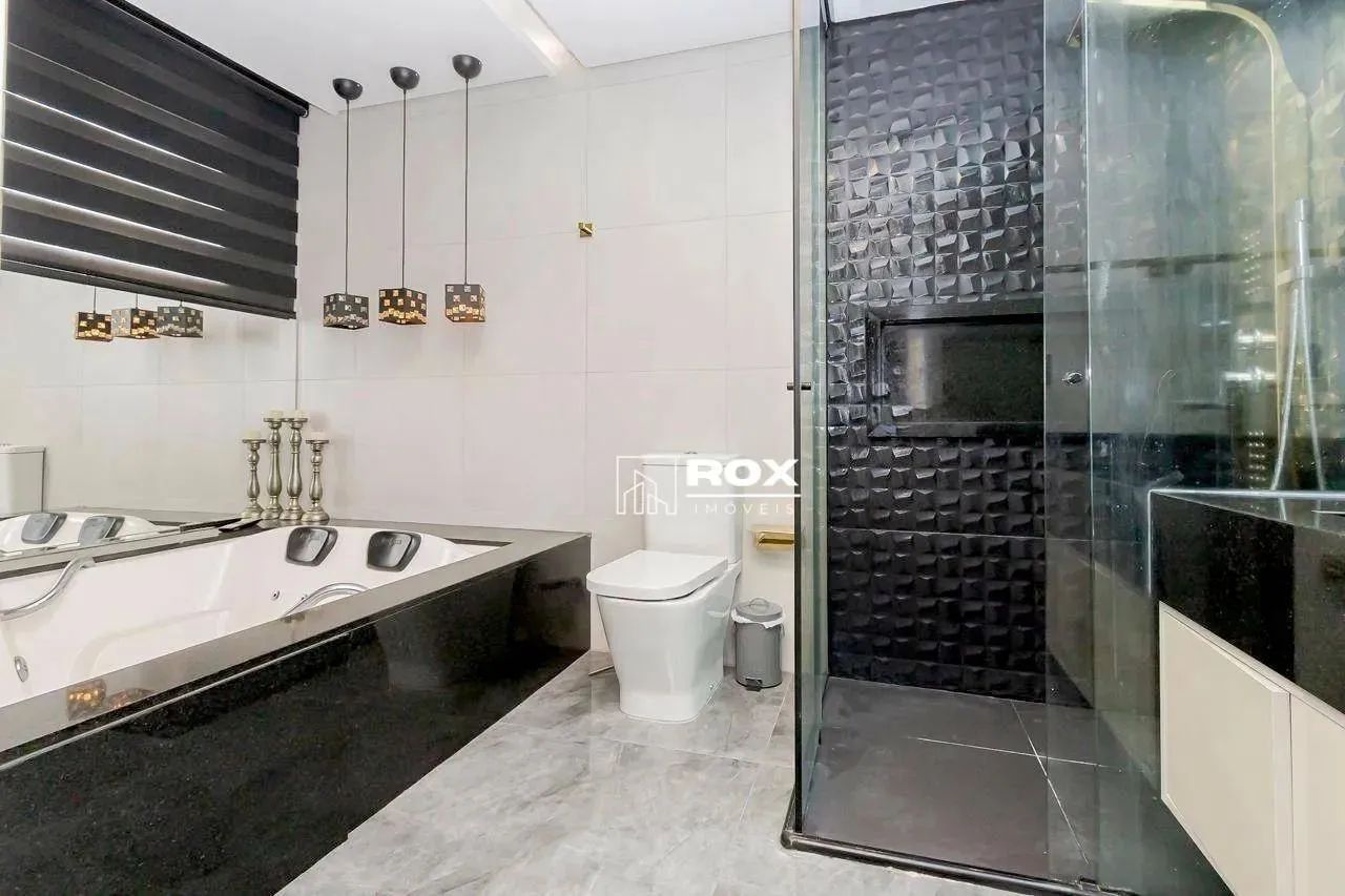 Casa mobiliada, em condomínio, 4 suítes para alugar - Santa Cândida - Curitiba/PR - Foto 11