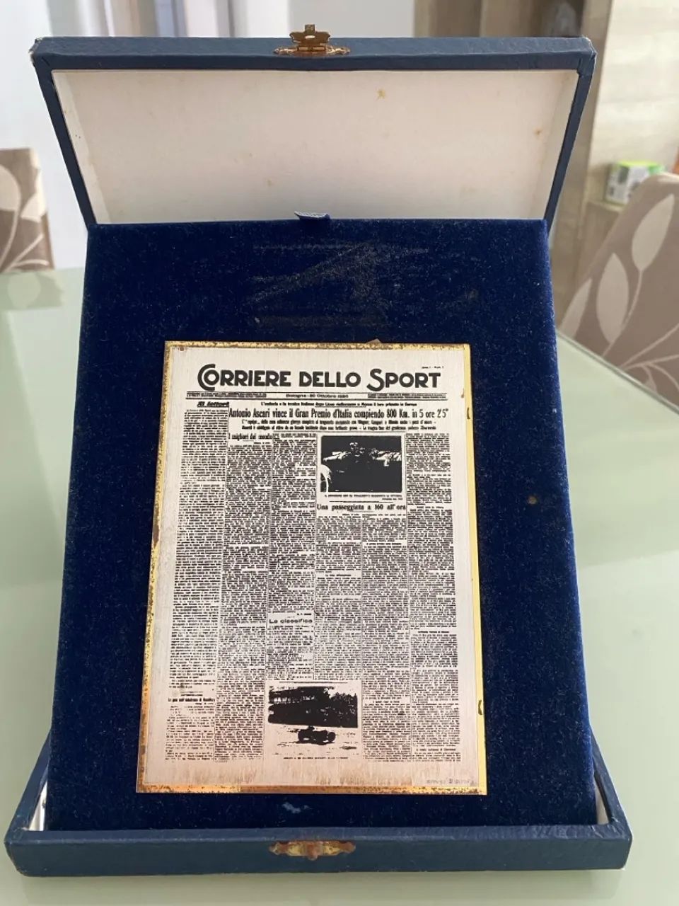 Placa Comemorativa Corriere Dello Sport - Itália  - Foto 3