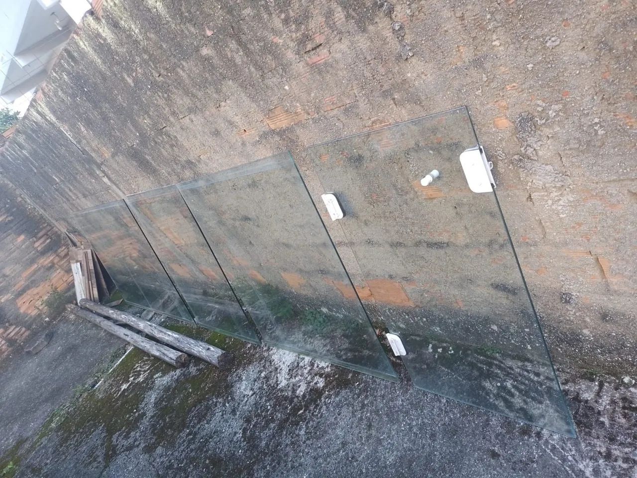 Portas de vidro temperado para jardim