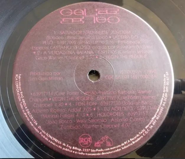 LP-Disco vinil-Gal Costa-Plural-Ano 1990-Com encarte - Foto 5