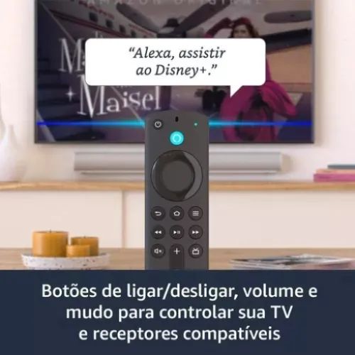 Fire TV Stick 3° Geração Full HD com Alexa no Controle - Foto 6