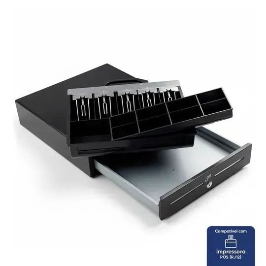 Gaveta de Dinheiro de Metal Get CD-58M - WZetta - Foto 2