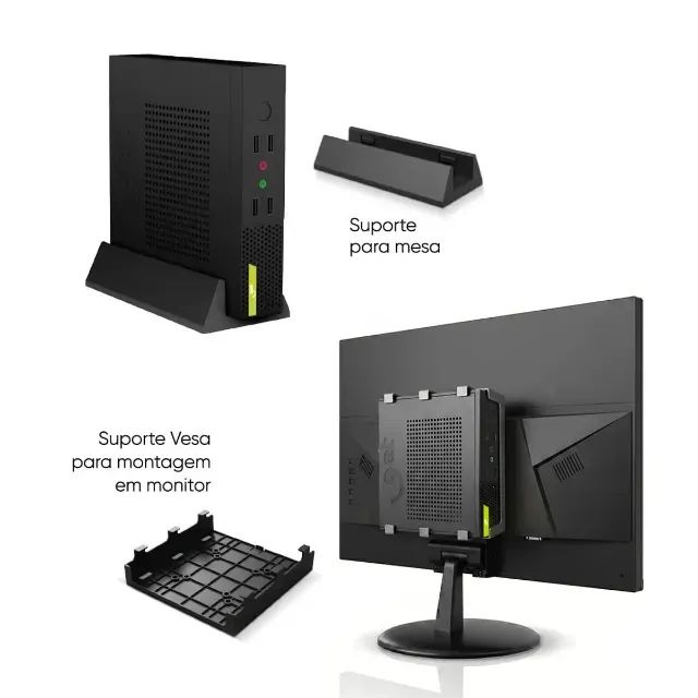 Mini PC WZTA, Intel Core i3 de 10ª Geração, 8GB de RAM, SSD de 240GB - WZetta - Foto 3