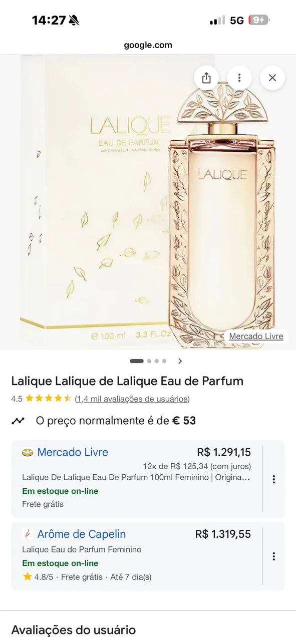 Perfume lalique parfum  - Foto 2