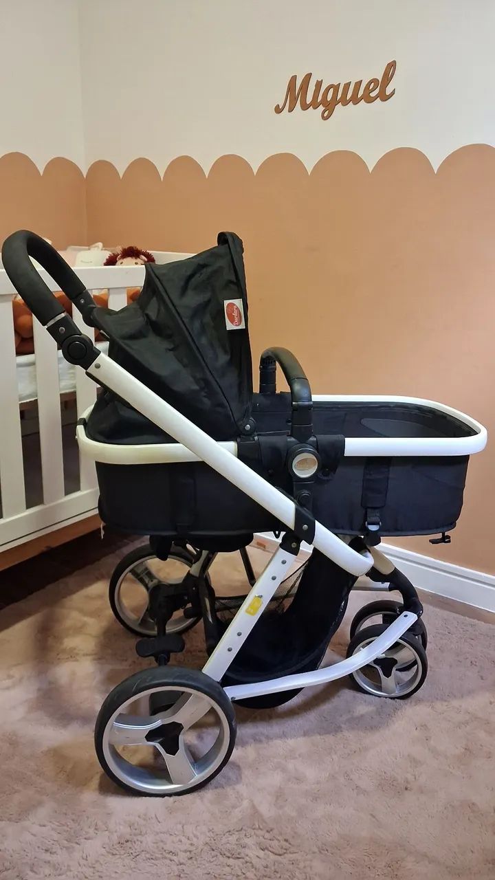Carrinho de bebê / Moisés (usa dos 2 jeitos)
