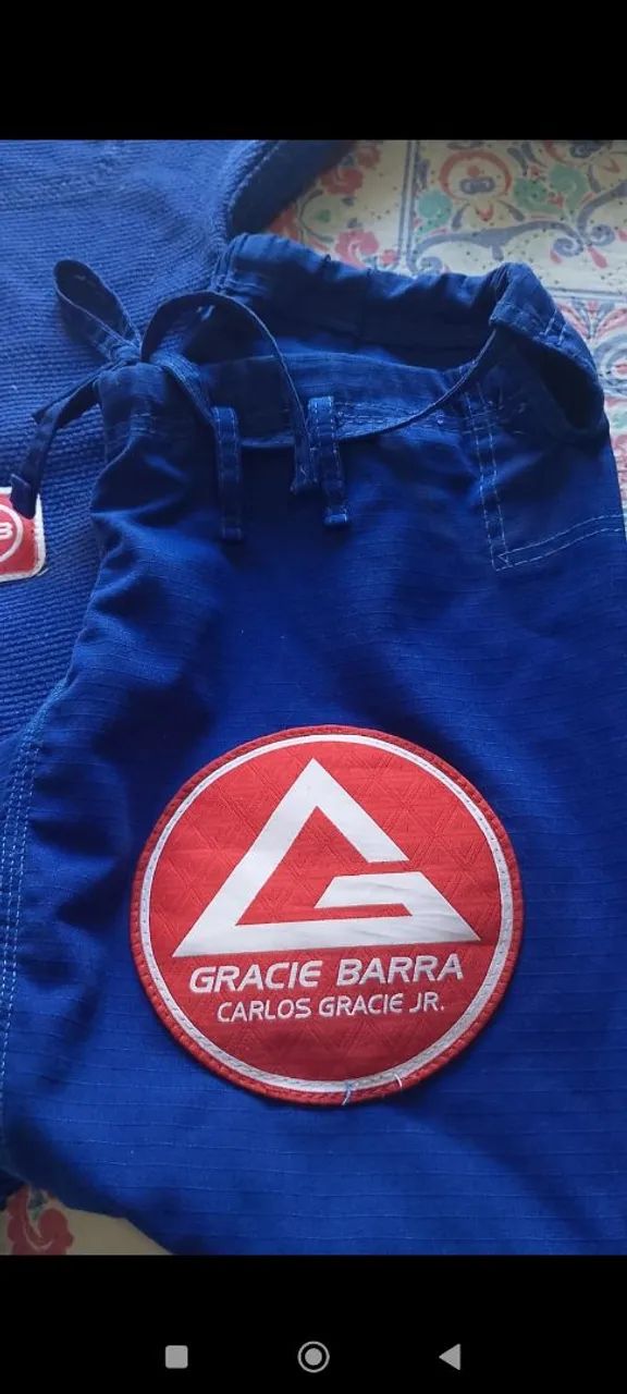 Kimono Gracie Barra azul A0