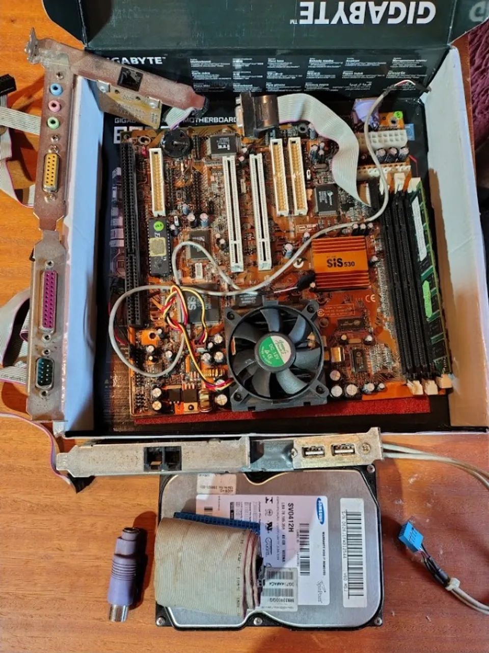 Kit PC Retro AMD K6-2 512MB HD IDE 40gb - Foto 3